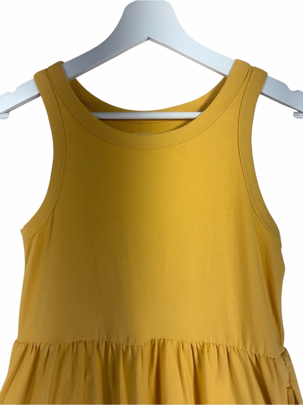 BUFFALO Yellow Sleeveless Cotton T-SHIRT' Dress size small - Picture 4 of 10